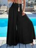 Aria Basics 2025 European And American Women's Fashion Independent Site Spring/Summer New Solid Color High-Waisted Gathered_ecoleips.com