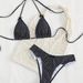 Plaid Two Piece Swimsuit For Women Sexy Ruffles European American Style 2026 Cross Border Design Bikini Set_ecoleips.com