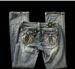 Retro Embroidery Jeans - Loose Straight Leg Casual Pants With Diamond Details (Trendy Streetwear Style)_ecoleips.com