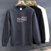 FW25 Matching Couple Cotton Crew Neck Sweatshirt - His & Hers_ecoleips.com
