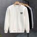 FW25 Matching Couple Cotton Crew Neck Sweatshirt - His & Hers_ecoleips.com