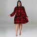 Women's Clothing Plus Size Women's Long Sleeved Dress Style Full Skirt Autumn Long Sleeve For Formal & Casual For Women_ecoleips.com