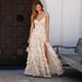 Women's Clothing Popular Sexy Printed Floral Long Dress_ecoleips.com
