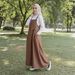 Women's Clothing Women's Loose Casual Denim Overalls Skirt Spring/Summer Southeast Asian Malaysian Fashion Modest Abaya Dress_ecoleips.com