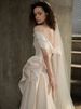 Spring Light Wedding Dress | Elegant Satin A-Line Bridal Gown With Small Train | Perfect For Outdoor, Beach & Destination Weddings | S-XXXL_ecoleips.com