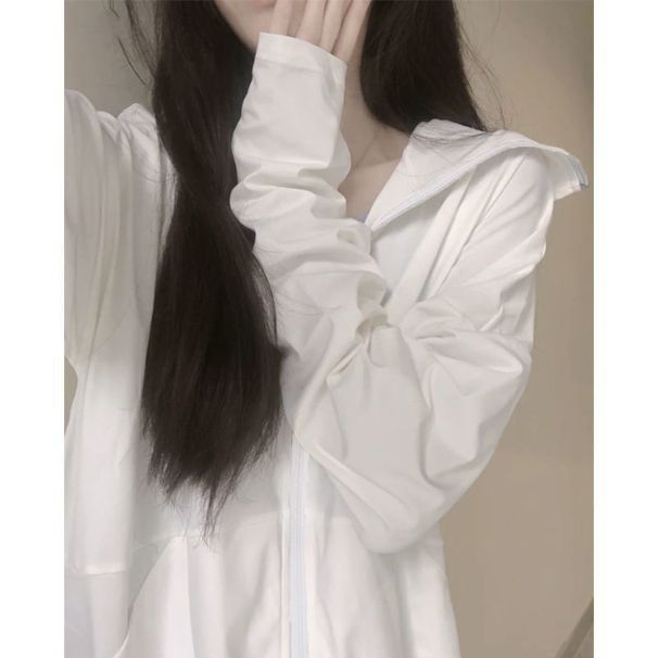 Ice Silk Cardigan Sunscreen Clothing Women's Summer 2026 New Loose Breathable Thin Cardigan Top Sunscreen Clothing_ecoleips.com