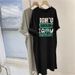 Women's Short Sleeved Dress Summer New Oversized Loose Printed Casual Dress_ecoleips.com