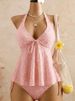 New Women's Style Bikini Swimsuit Sexy Halter Neck Two Piece Set For Vacation Spa Available_ecoleips.com
