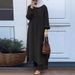 H707 Muslim Two-Piece Set Spring Autumn New Women's Sleeve Shirt And Long Pants Fashion Casual_ecoleips.com