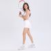 Pace Rival Mid Rise Anti Glare Quick Drying Sports Skirt, Running Fitness Yoga Suit, Tennis Skirt_ecoleips.com