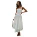 Women's Sleeveless Camisole Long Dress Irregular Hem New Fashion Style Clothing_ecoleips.com