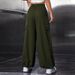 Voya Women's European And American Women's Clothing 2026 Spring-summer New Elastic Waist Loose Casual Wide-leg Sports High-waisted Tapered Pants_ecoleips.com