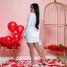Women's Clothing Fashion Sexy Solid Color Dress Hip Wrapped Long Sleeved Short Skirt Evening Dress_ecoleips.com