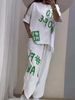2025 Independent Site INS Hot-Selling Letter Print Casual Sports Suit Cross-Border European And American Women's_ecoleips.com