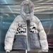Women’s Hooded Denim-Trimmed Down Jacket – Winter-Proof White Duck Feather Coat (One Size Fits Most)_ecoleips.com