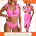 Aria Basics New European And American Nylon Swimsuit For Women, Three-piece Set, Manufacturer Swimwear, In-stock Wholesale_ecoleips.com