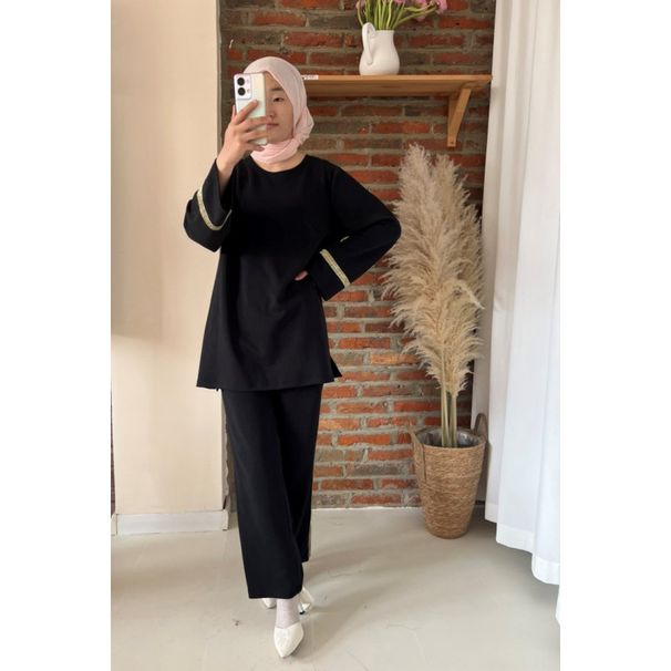 New Muslim Arab Region Women's Fashion Elegant Air Cotton Set_ecoleips.com