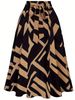 2025 2025 Spring And Autumn New Printed Belt Fashion Casual Commuter Skirt For Women_ecoleips.com