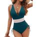 Aria Basics New European And American Foreign Trade Swimsuit For Women, One-piece Tight-fitting Solid Color Backless Sexy_ecoleips.com