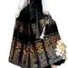 Heavy Embroidery Brocade Mamian Daily Commute Classical New Chinese National Style Improved Hanfu Half-Length Long Skirt_ecoleips.com