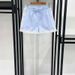 French Style Niche Playful Wavy Edged Openwork Lace Trimmed Collared Shirt And Shorts Set Spring Summer 2026 (26239)_ecoleips.com