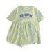 Women's Korean Style Milk Silk Lounge Set - Drawstring Short Sleeve Top & Loose Shorts 2-Piece Outfit (Casual, Sporty, Coords)_ecoleips.com