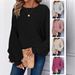 2025 New European And American Style Autumn/Winter Comfortable Casual Pullover Batwing Sweater Round Neck Long Sleeve_ecoleips.com