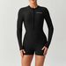 Aria Basics 2026 European And American Cross-border New Swimsuit, Foreign Trade One-piece Long-sleeve Zippered Surfing Suit With_ecoleips.com