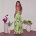 Cross-border European And American Fashion Elegant Style Printed Long Slip Dress Women's Clothing 2025 Spring-summer_ecoleips.com