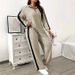 Leisure Suits For Women Autumn New High End Design Tops Wide Leg Pants Two Piece Suits_ecoleips.com