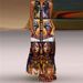 New African Women, Fashionable Bohemian Style, Sleeveless Party For Beach Gatherings, Elegant And Sexy Long Dress_ecoleips.com