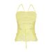 Hot Sexy Lace Set Backless One-Piece Tie Vest + Low-Waist Cake Skirt Women's Fashion_ecoleips.com