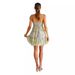 2026 New European And American Cross-Border Women's Dress, Slim-Fit, Sexy, Vacation-Ready, Backless, Printed_ecoleips.com