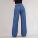 "Women's Rhinestone Embellished High-Waisted Skinny Jeans - Stretch Denim Pants For Casual & Night Out"_ecoleips.com