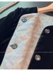 girl Autumn Winter Retro New Chinese Style Round Neck Three-Dimensional Flower Button Placket Decoration Loose Slimming_ecoleips.com