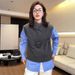 Aria Basics Slimming Figure-flattering Lapel Knit Vest For Women, Autumn And Winter Minimalist Style, Layered Warm Inner Wear, Wool_ecoleips.com
