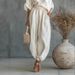 European And American Cross-border Spring New Solid Color Elegant Off-shoulder T-shirt Versatile Casual Loose_ecoleips.com