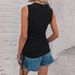 Aria Basics Aria Basics 2026 Summer European American Cross-Border Women's Sleeveless Solid Color T-Shirt Versatile Round Neck Knit Top With_ecoleips.com
