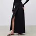 Aria Basics Aria Basics Minimalist Italian High-twist Anti-wrinkle Non-iron Fine Wool Women's High-waisted Long Skirt For Spring And Autumn_ecoleips.com