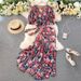 Women's Premium Resort Style Two Piece Set Short Tie Waist Chiffon Blouse Sexy Fishtail Skirt New 2020_ecoleips.com