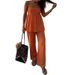 2026 Spring New Women's Clothing, Cross-Border European And American Skirt Set, Fashionable Loose Solid Color Two-Piece_ecoleips.com