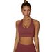 Women's Clothing High Strength Seamless Yoga Suit For Women Gathered Shock Absorbing Fitness Suit Summer Running Sports Vest Top_ecoleips.com
