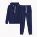 Women's Clothing American Style Autumn Winter Casual Letter Print Hooded Sweatshirt And Pants Two-Piece Set_ecoleips.com