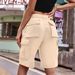 Women's Clothing Summer New Elastic Waist Denim Workwear Shorts Trend_ecoleips.com