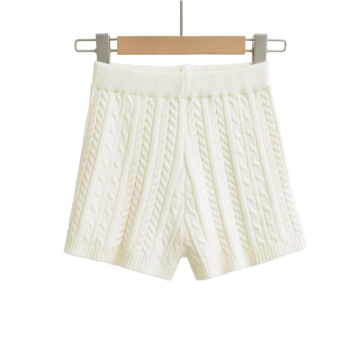 Women's Clothing Hot Girl Slim Elastic High Waist Knitted Shorts Autumn Anti Exposure Outer Wear Bottom Warm Woolen Pants_ecoleips.com