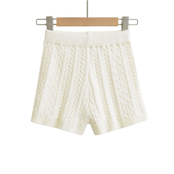 Women's Clothing Hot Girl Slim Elastic High Waist Knitted Shorts Autumn Anti Exposure Outer Wear Bottom Warm Woolen Pants_ecoleips.com