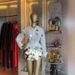 Women's Clothing American Style 2 Piece Set Long Sleeved Sequined Shirt A-Line Skirt Summer Fashion Vacation_ecoleips.com