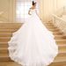 One Shoulder Wedding Dress New Korean Version Slim Shoulders Long Tail Bride Wedding Main Wedding Dress Female_ecoleips.com