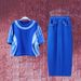 Women's Clothing Casual Sports Suits Fashionable Stylish Splicing Short Sleeved Two Piece Suit_ecoleips.com