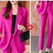 Women's Clothing Design Sense Small Suit Jacket Back Split Top Long Sleeve_ecoleips.com